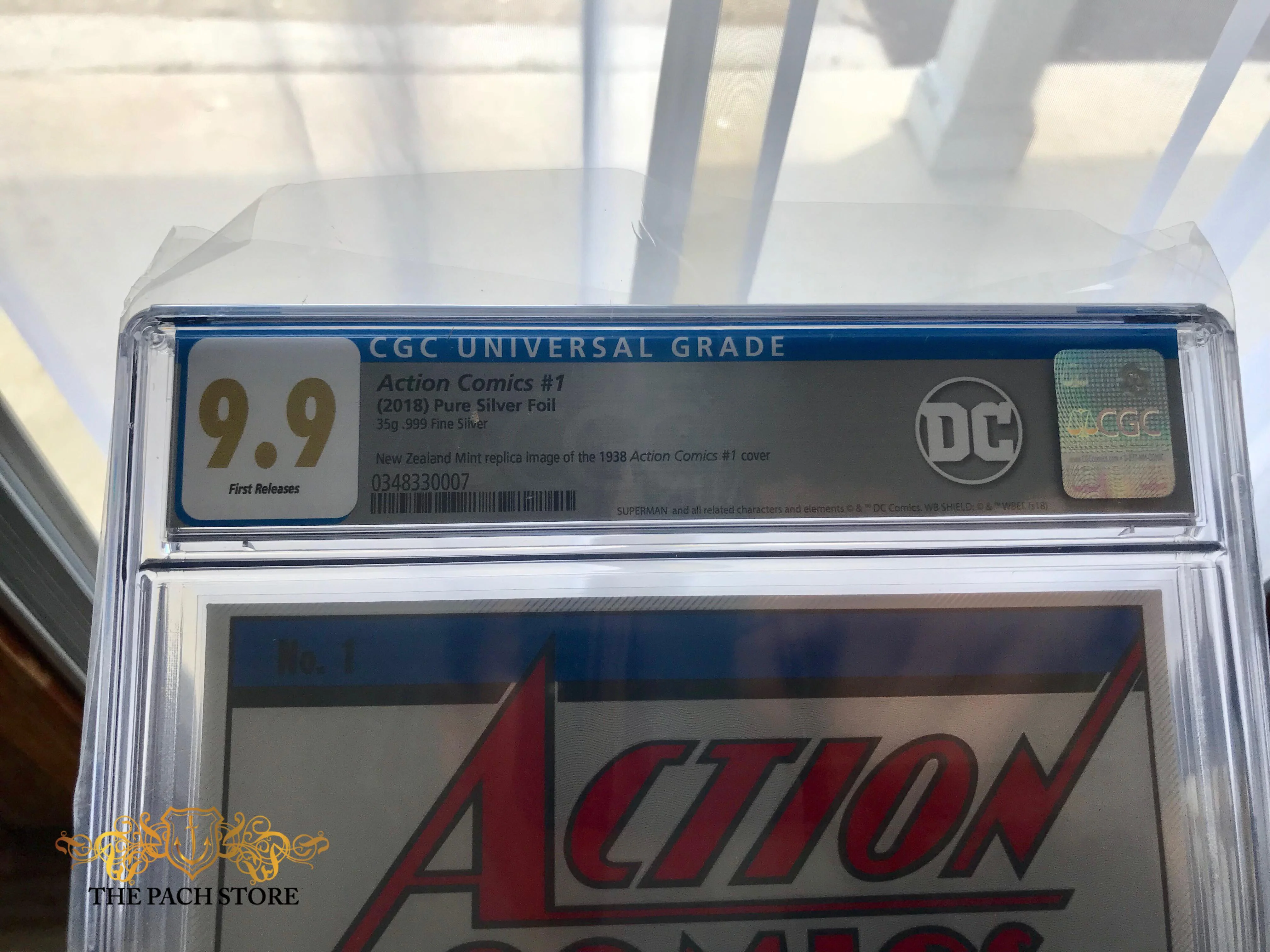 NEW! DC Action Comics #1 (2018) PREMIUM Silver Foil NIUE CGC Comics Graded GEM MINT 10 RARE! - Image 3